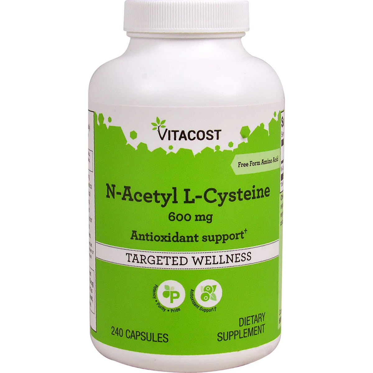 Vitacost, N-Acetyl L-Cysteine, 600 mg, 240 Capsules