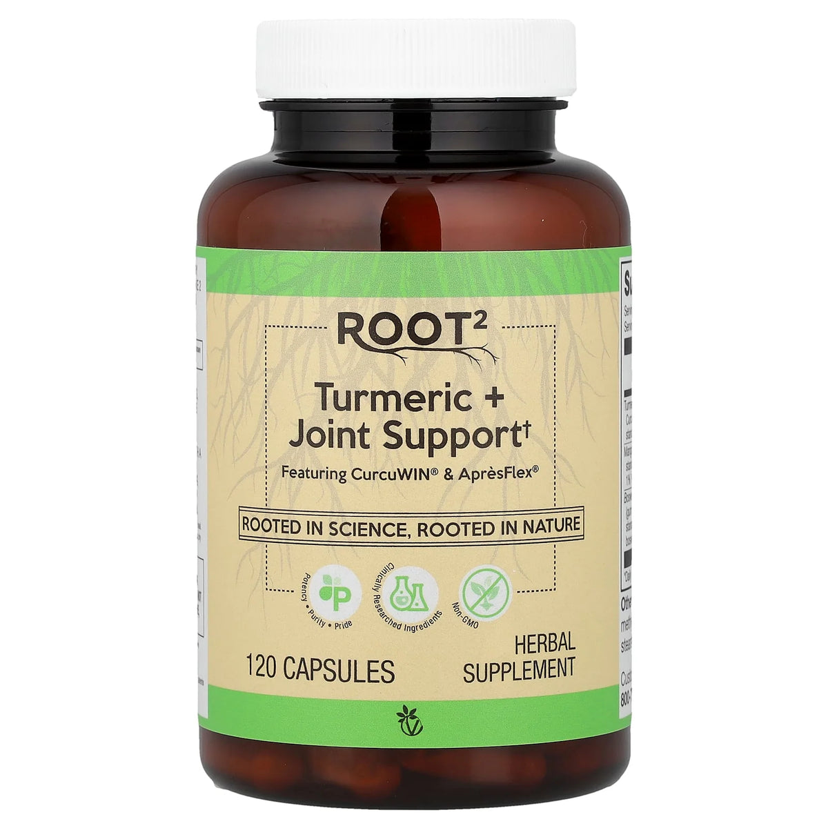 Vitacost, Root2, Turmeric + Joint Support, 120 Capsules