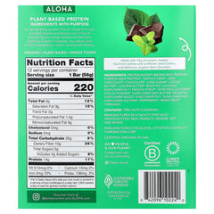 Aloha, Organic Protein Bars, Chocolate Mint, 12 Bars, 1.98 oz (56 g) Each