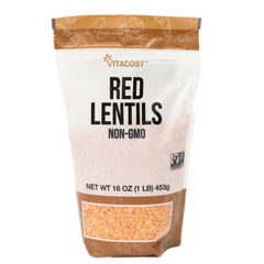 Vitacost, Red Lentils, 16 oz (453 g)